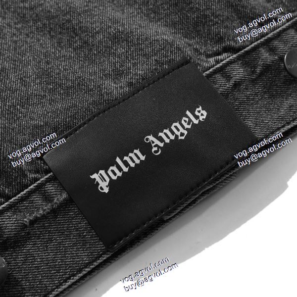 ★安心★追跡付 Palm Angels パーム エンジェルス 偽物ブランド 2020秋冬 デニムジャケット 2色可選 クラシックロゴデニムジャケット